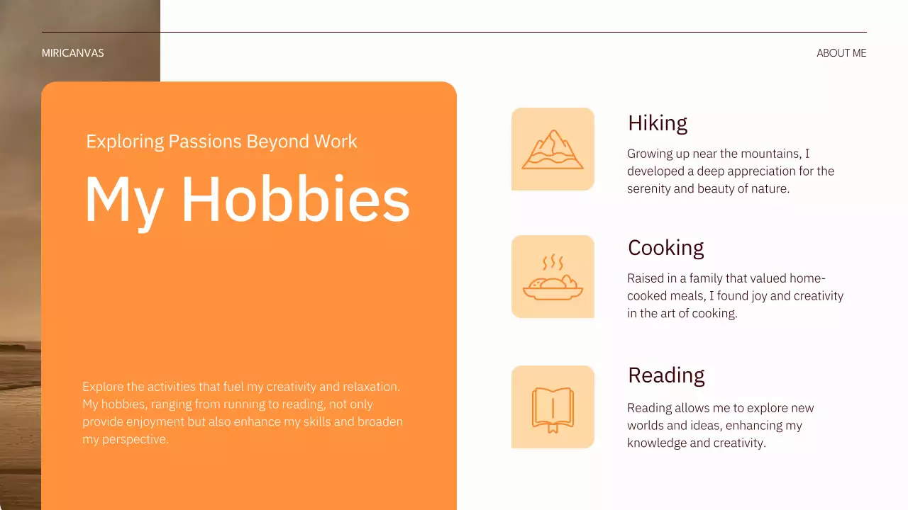 Orange Modern Journey Presentation