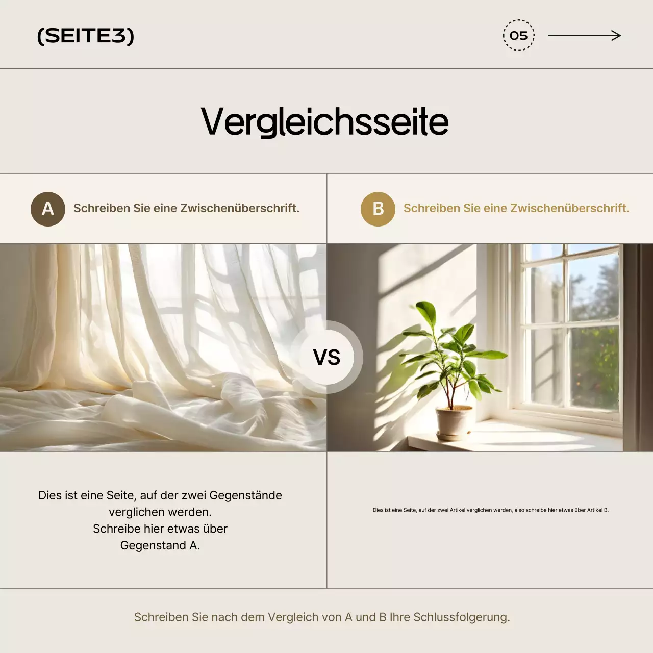 Beige einfache karte Nachrichten Vorlage