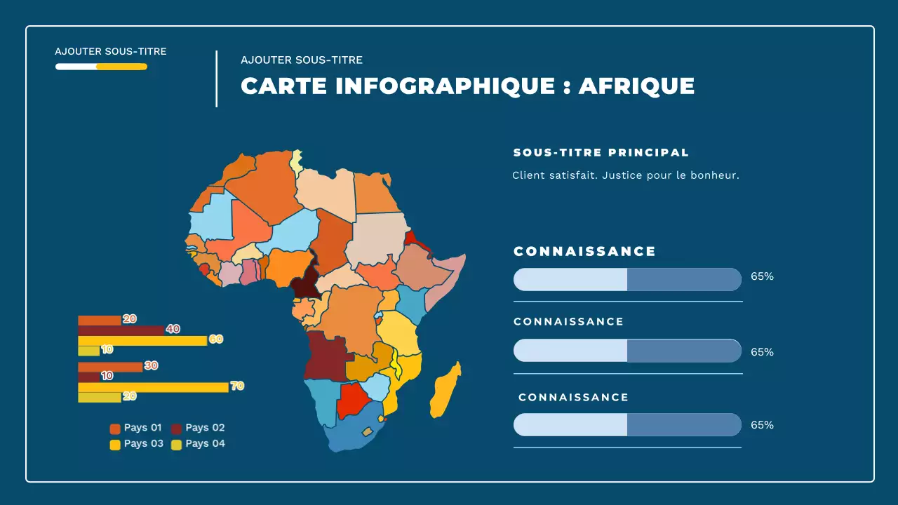 guide infographique du monde moderne bleu