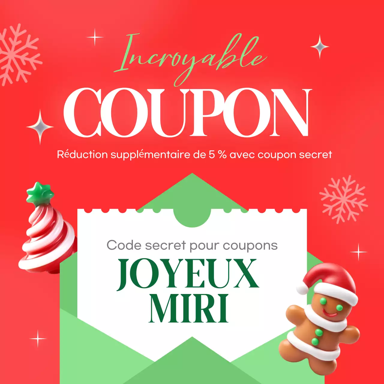 Promotion de Noël rouge et cosy