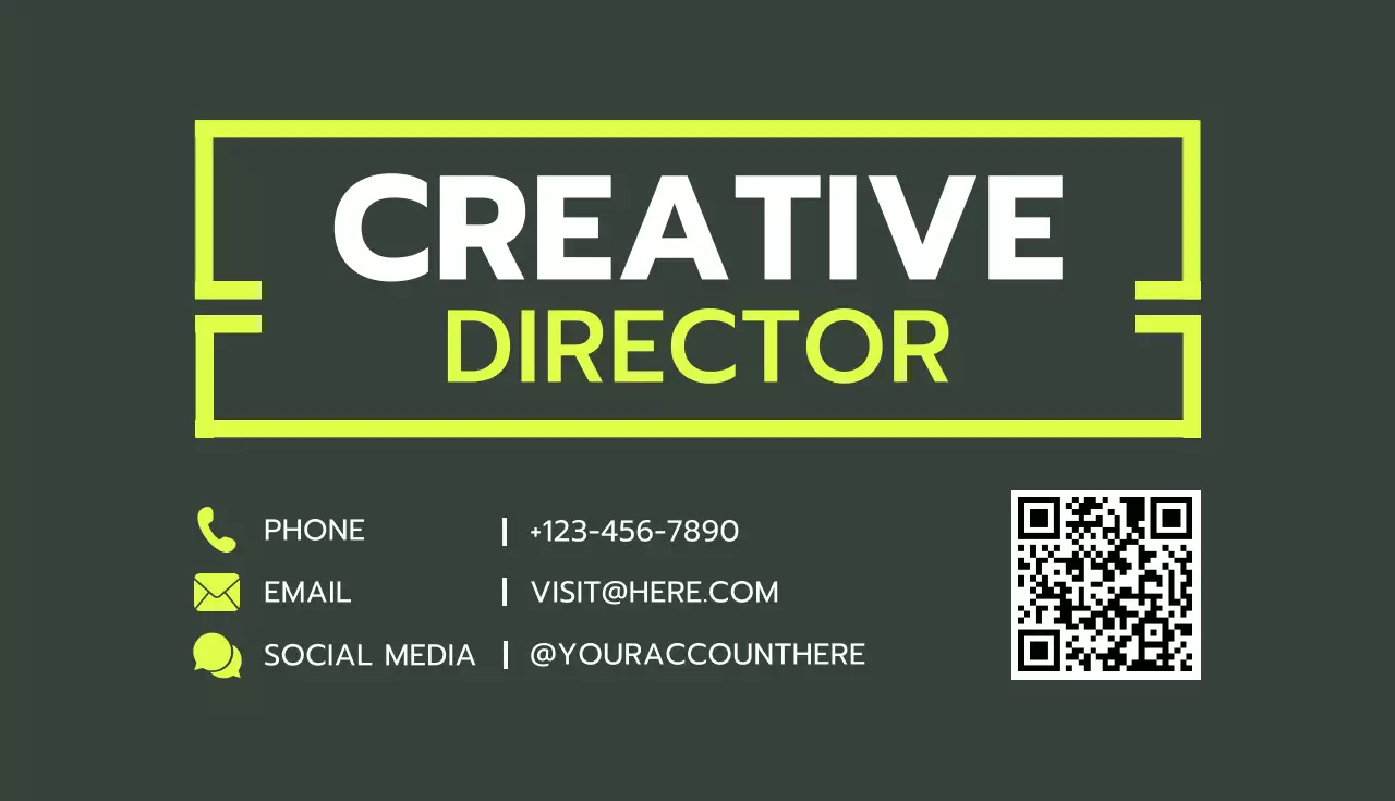 Grey Minimal Business Card