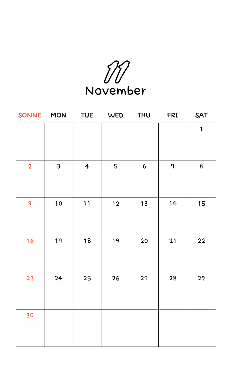 Niedlicher Neujahrs-Fotokalender