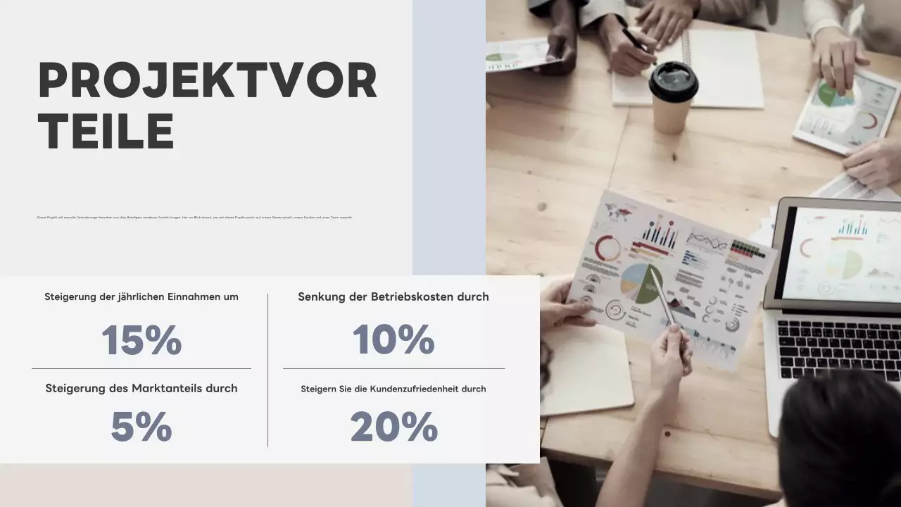 graues modernes Businessplan-Dokument