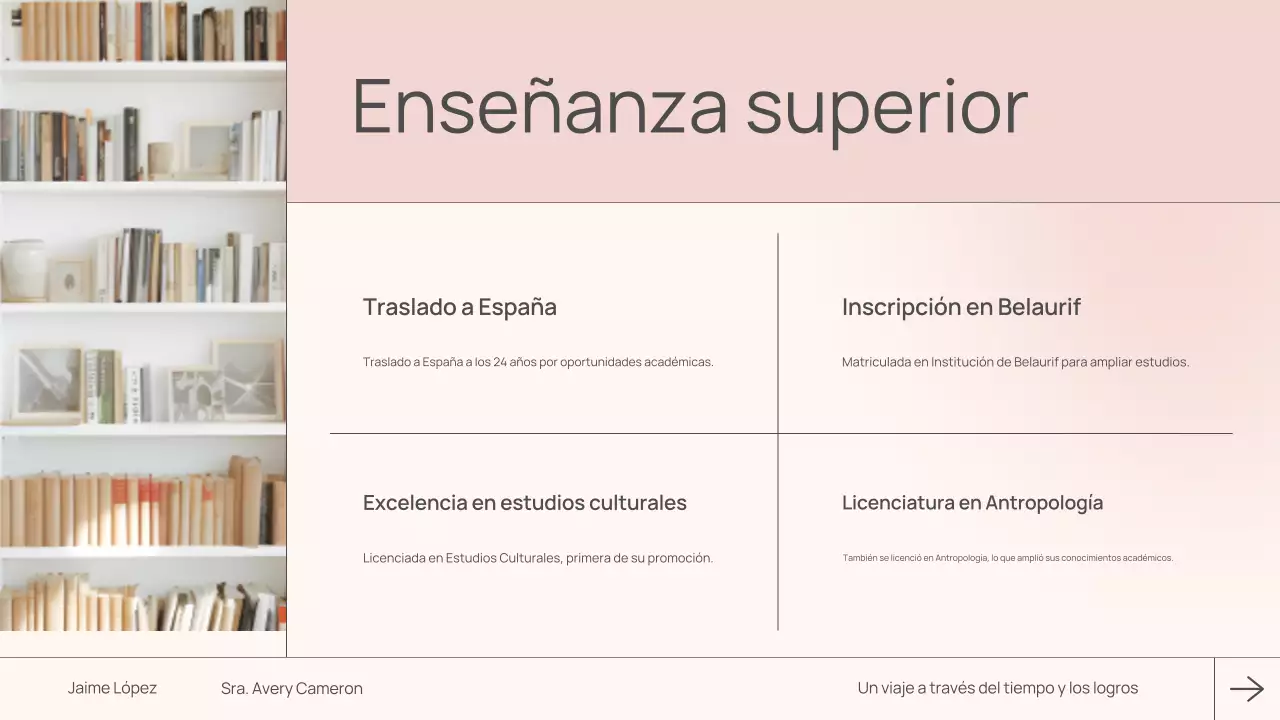 clase de biografía moderna rosa