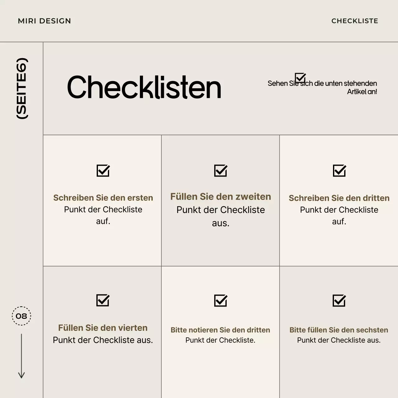 Beige einfache karte Nachrichten Vorlage