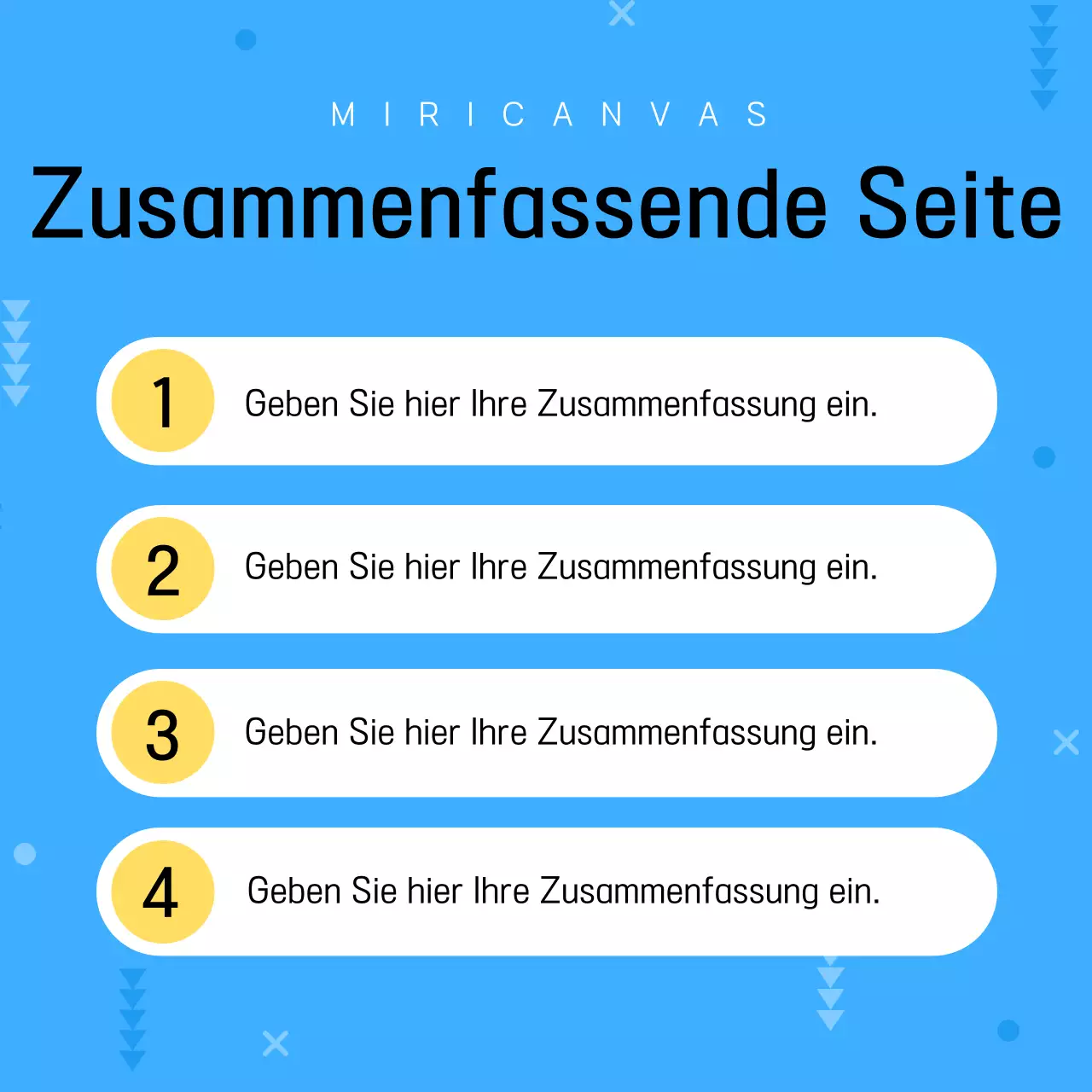 Ein einfacher Business-Newsletter in Hellblau und Weiß