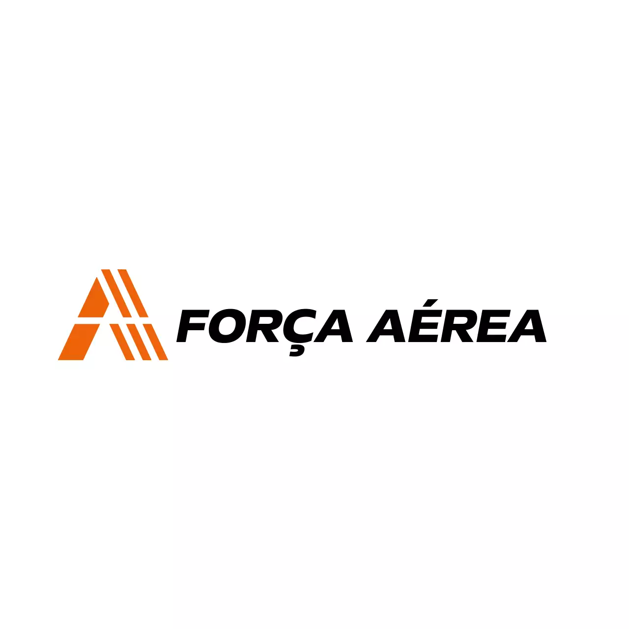 marca de companhia aérea moderna laranja