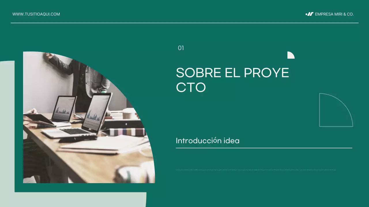documento de propuesta de proyecto mint modern