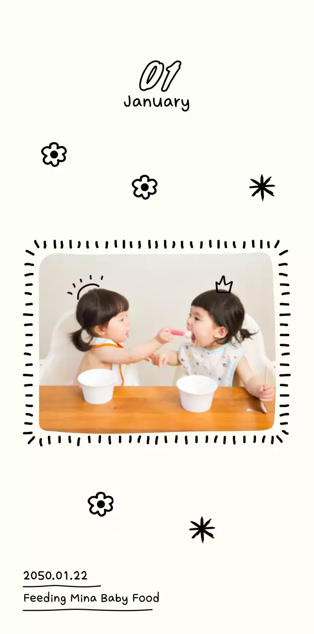 White cozy New Year's greetings