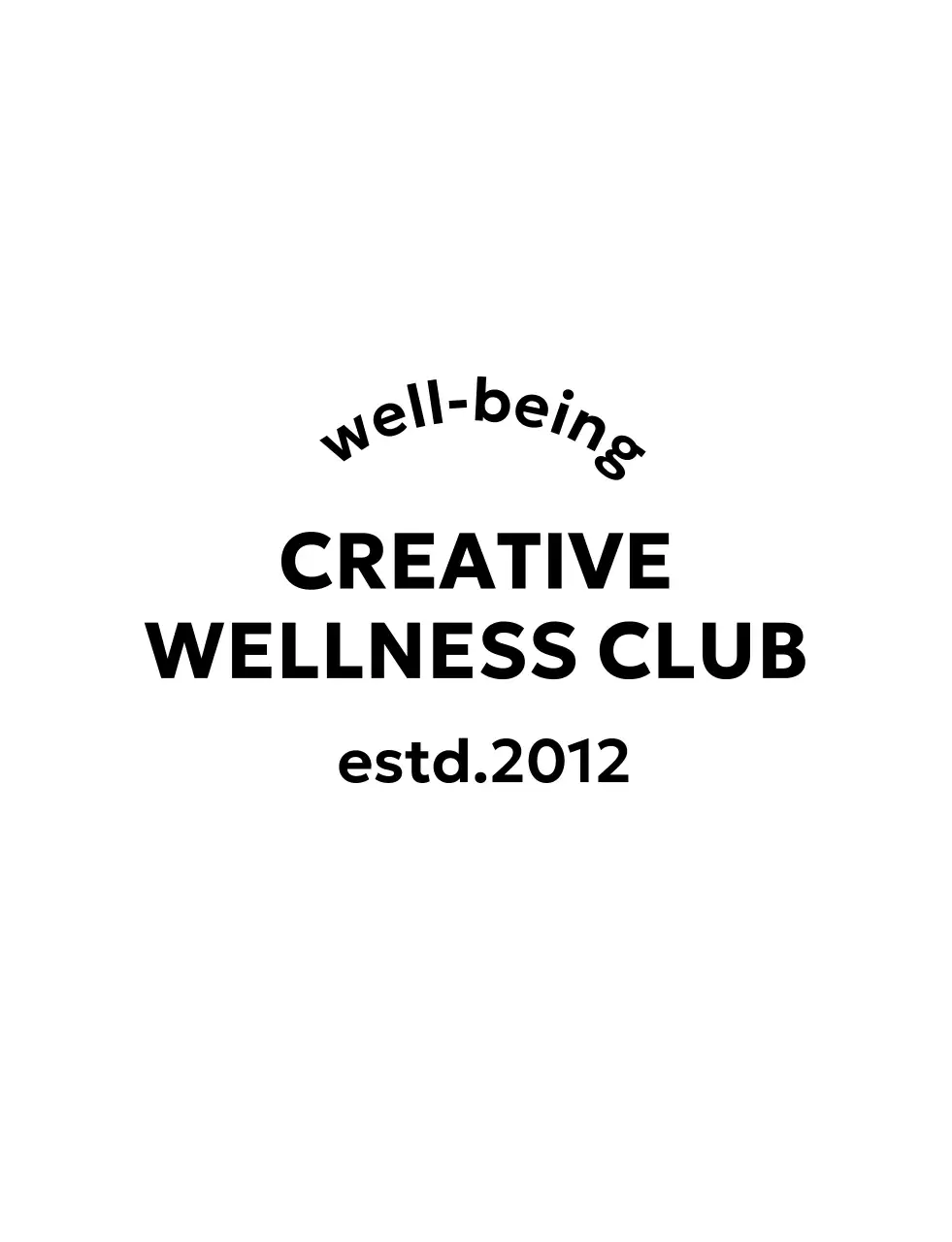 검정 심플 꽃 로고 디자인