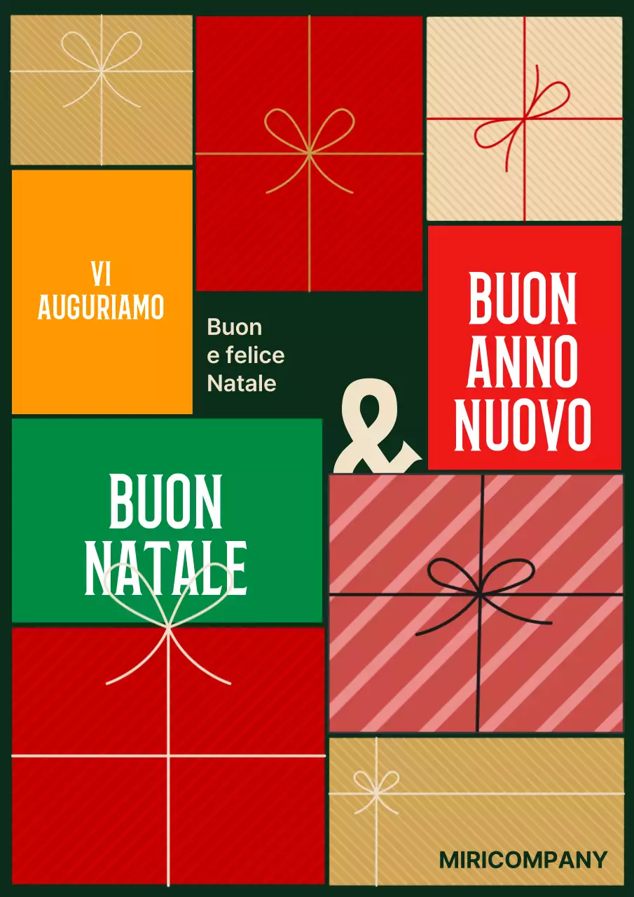 Feste natalizie verdi e retrò