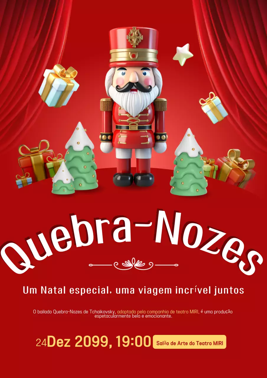 Guia dos espectáculos tradicionais vermelhos