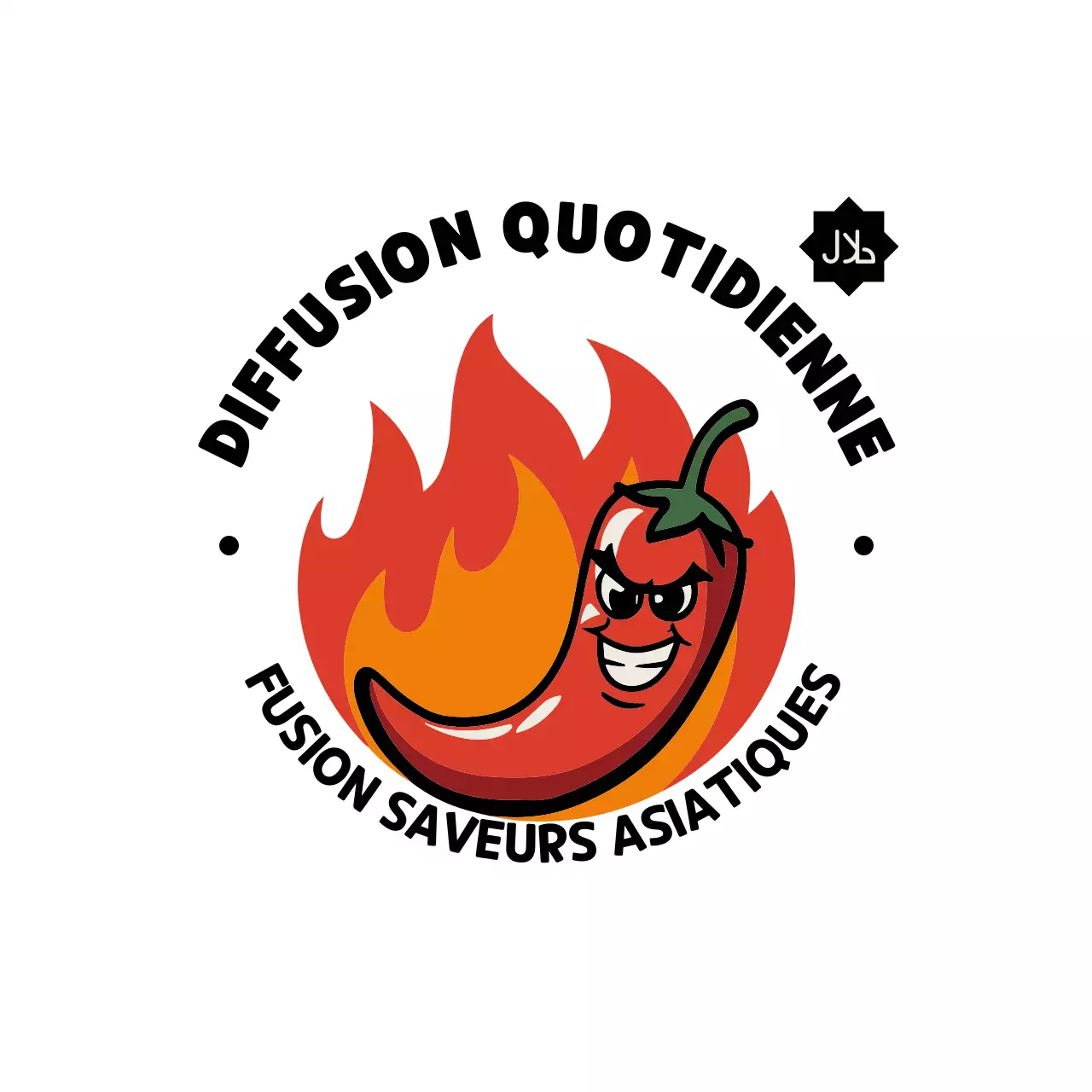 publicité sur les épices rouges et audacieuses