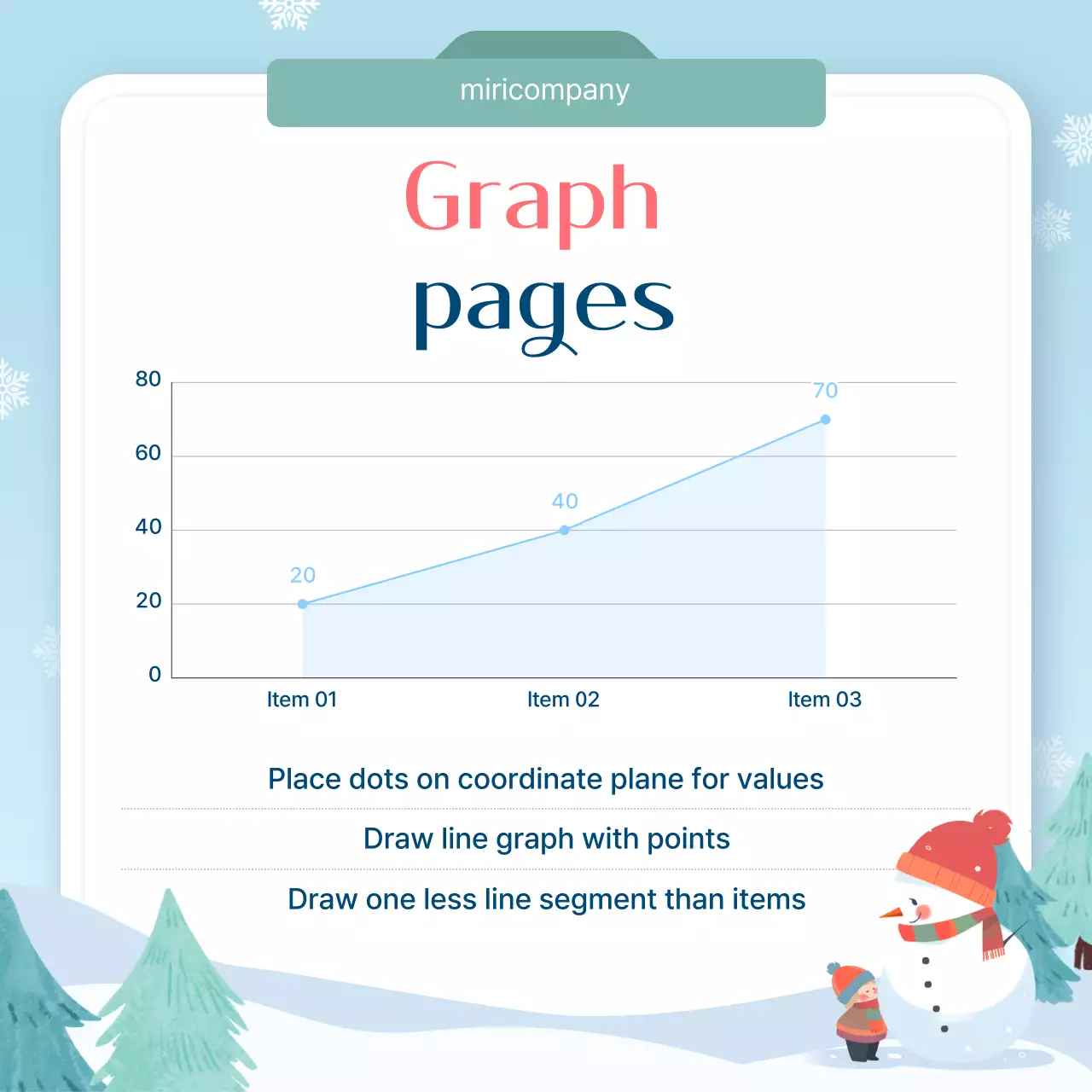 Planejador de layout de inverno simples azul Instagram Carousel