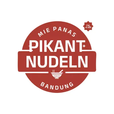 rote fette Nudelwerbung