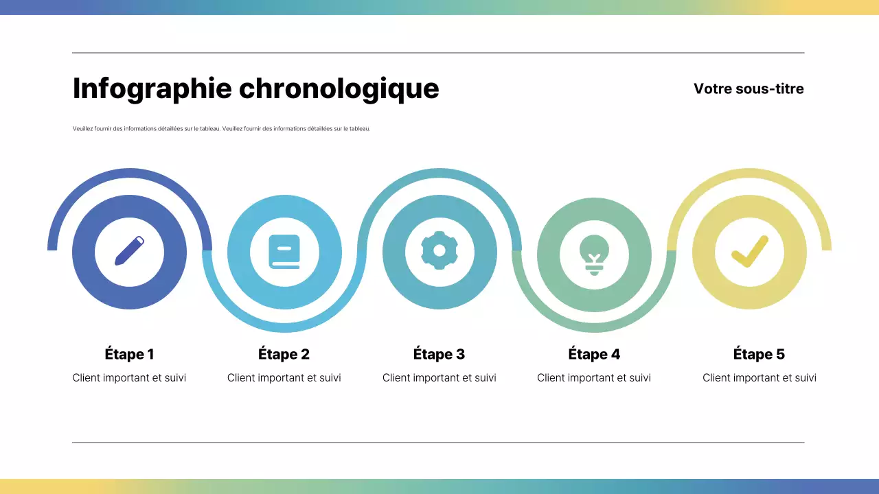 guide infographique moderne arc-en-ciel