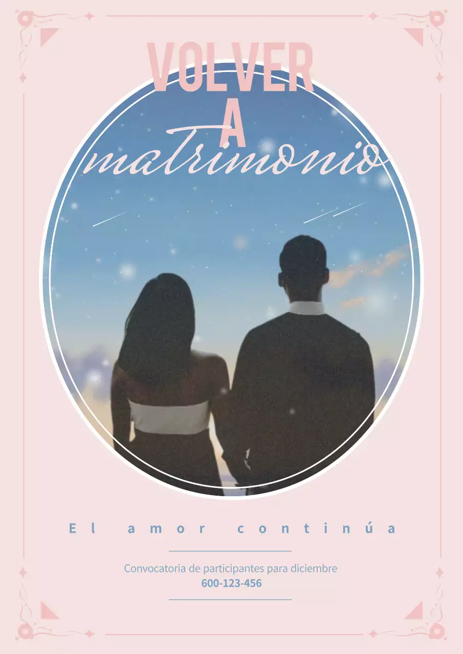 Convocatoria de boda rosa vintage