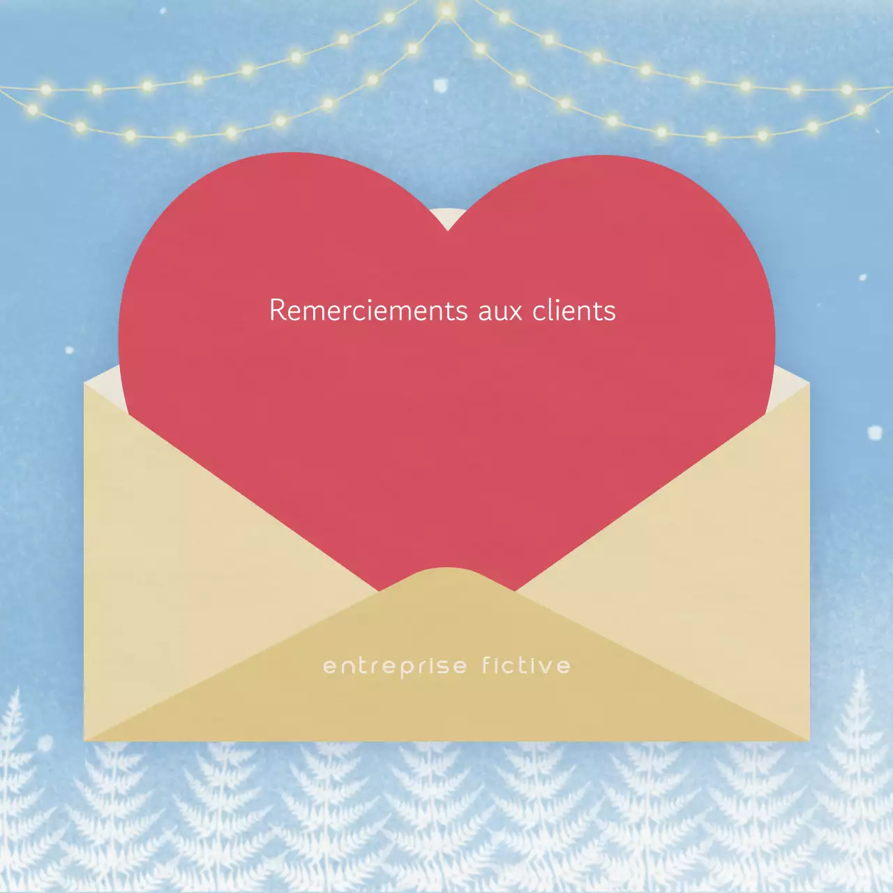 Blue Simple Holiday Greetings