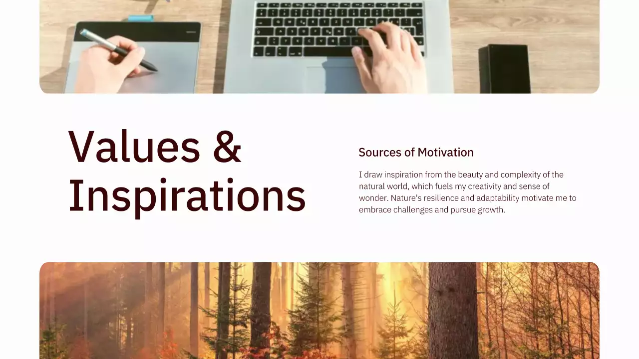 Orange Modern Journey Presentation