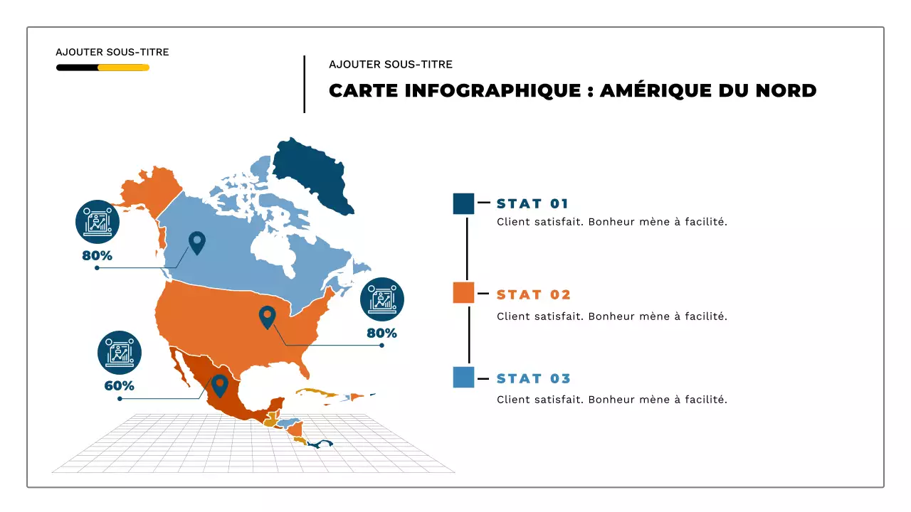 guide infographique du monde moderne bleu