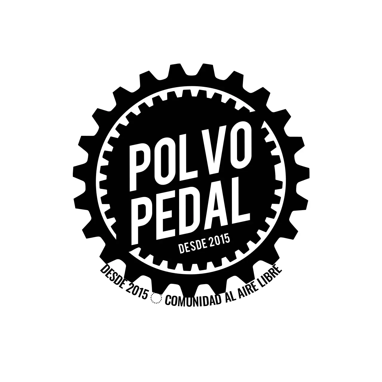 logotipo comunitario minimalista negro