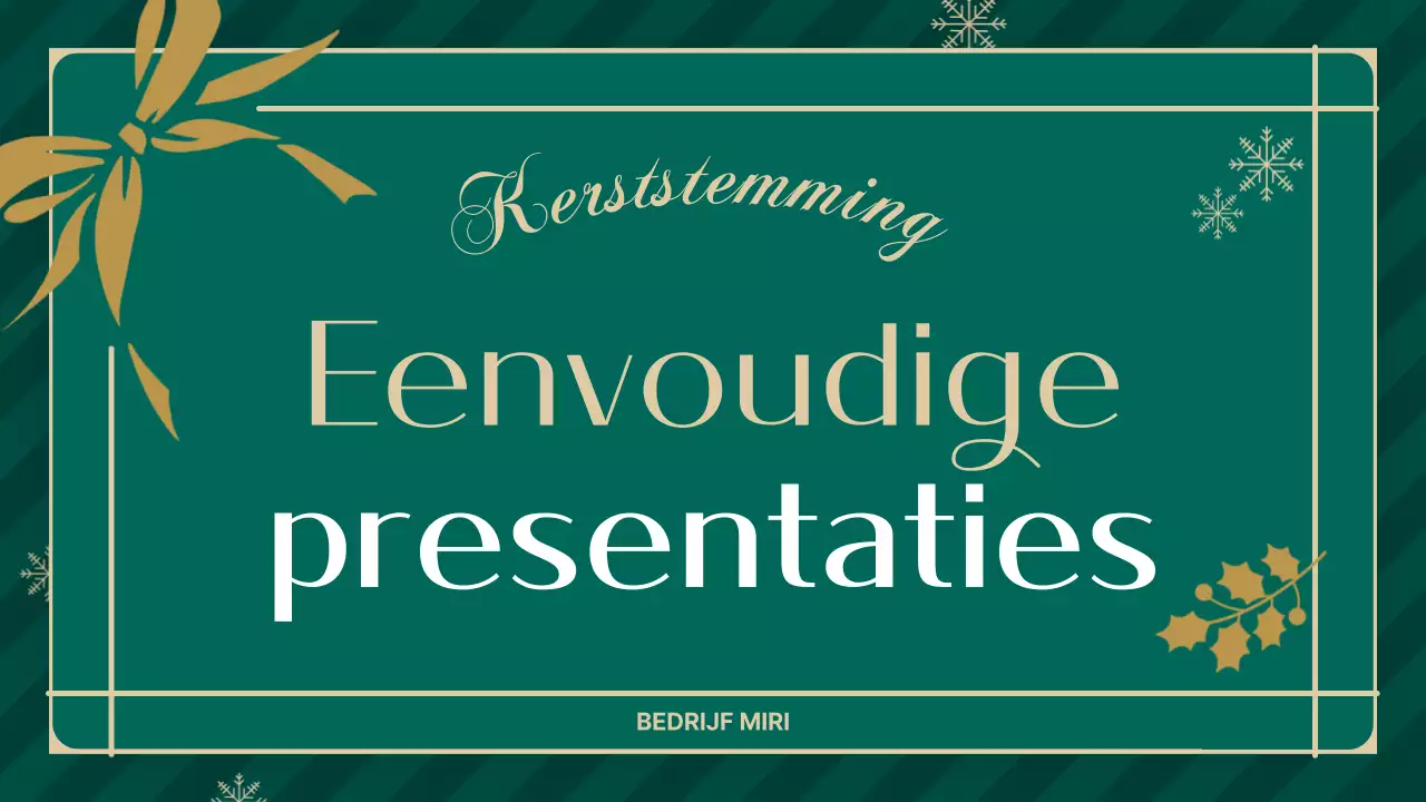 Gids voor abstracte eenvoudige presentaties