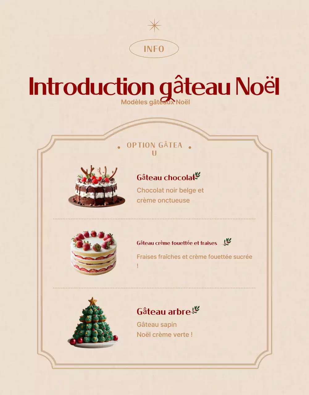 Publicité de Noël vintage rouge