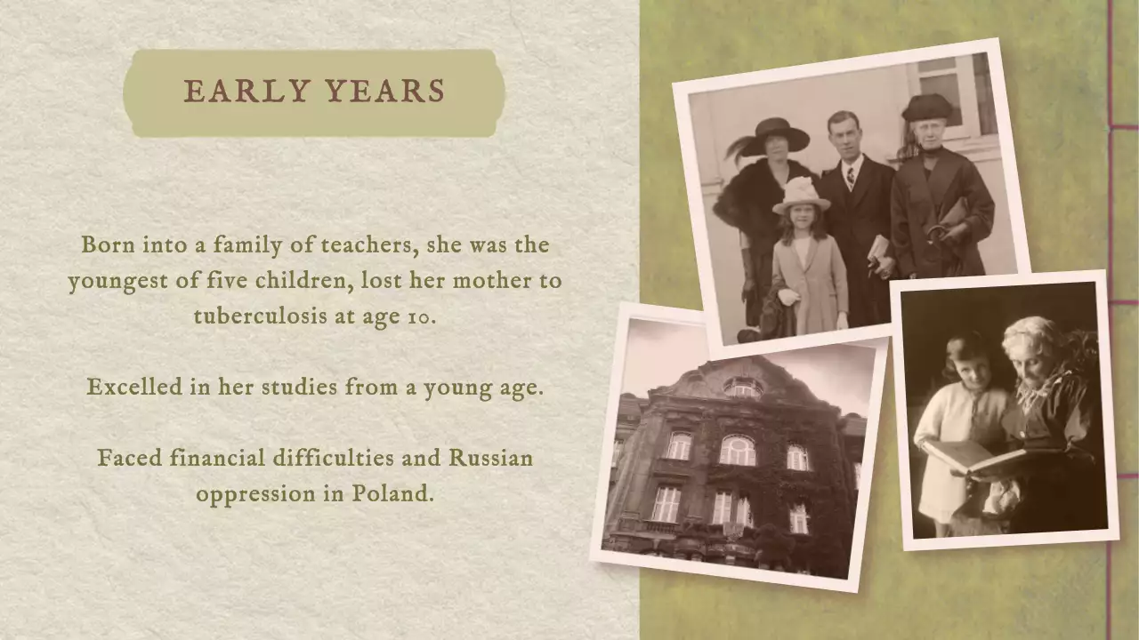 Green Classic Biography Presentation