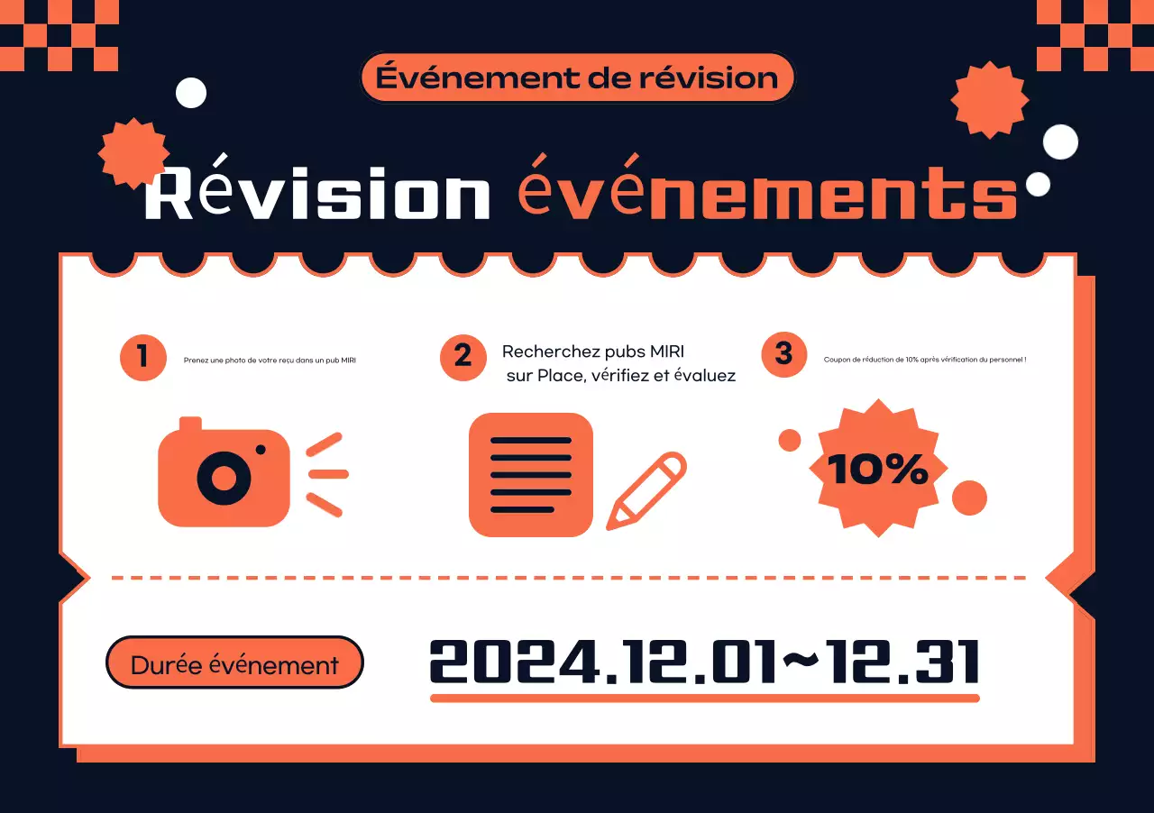 Publicité pour le cocktail Orange Pop