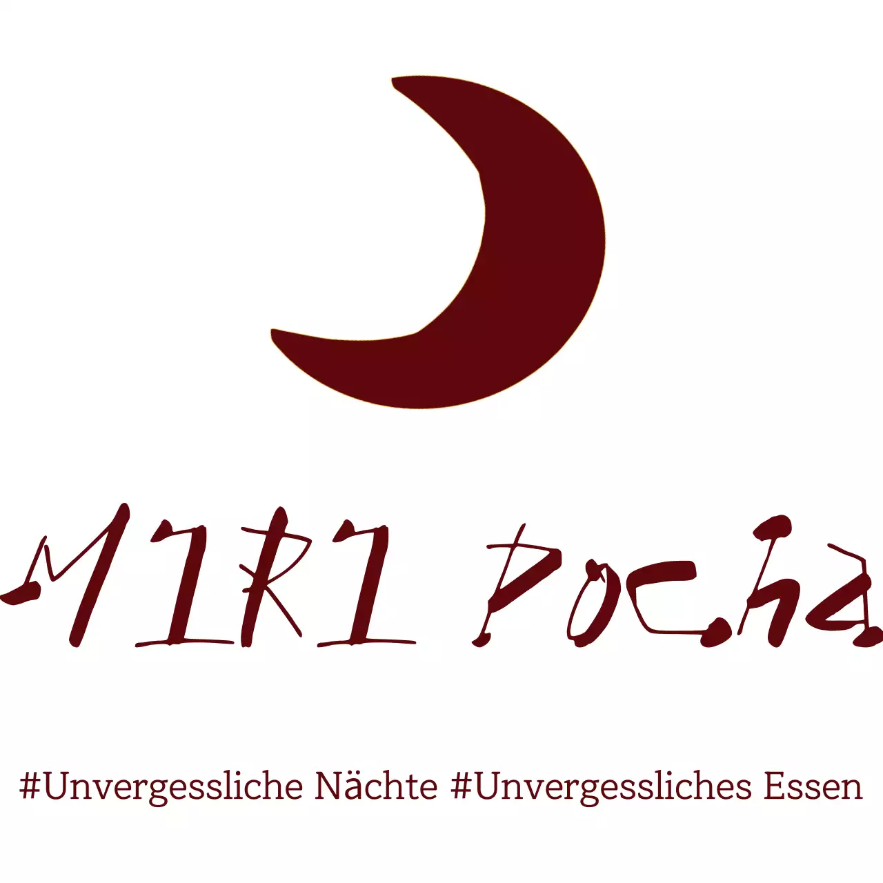 Braunes einfaches Restaurant-Logo