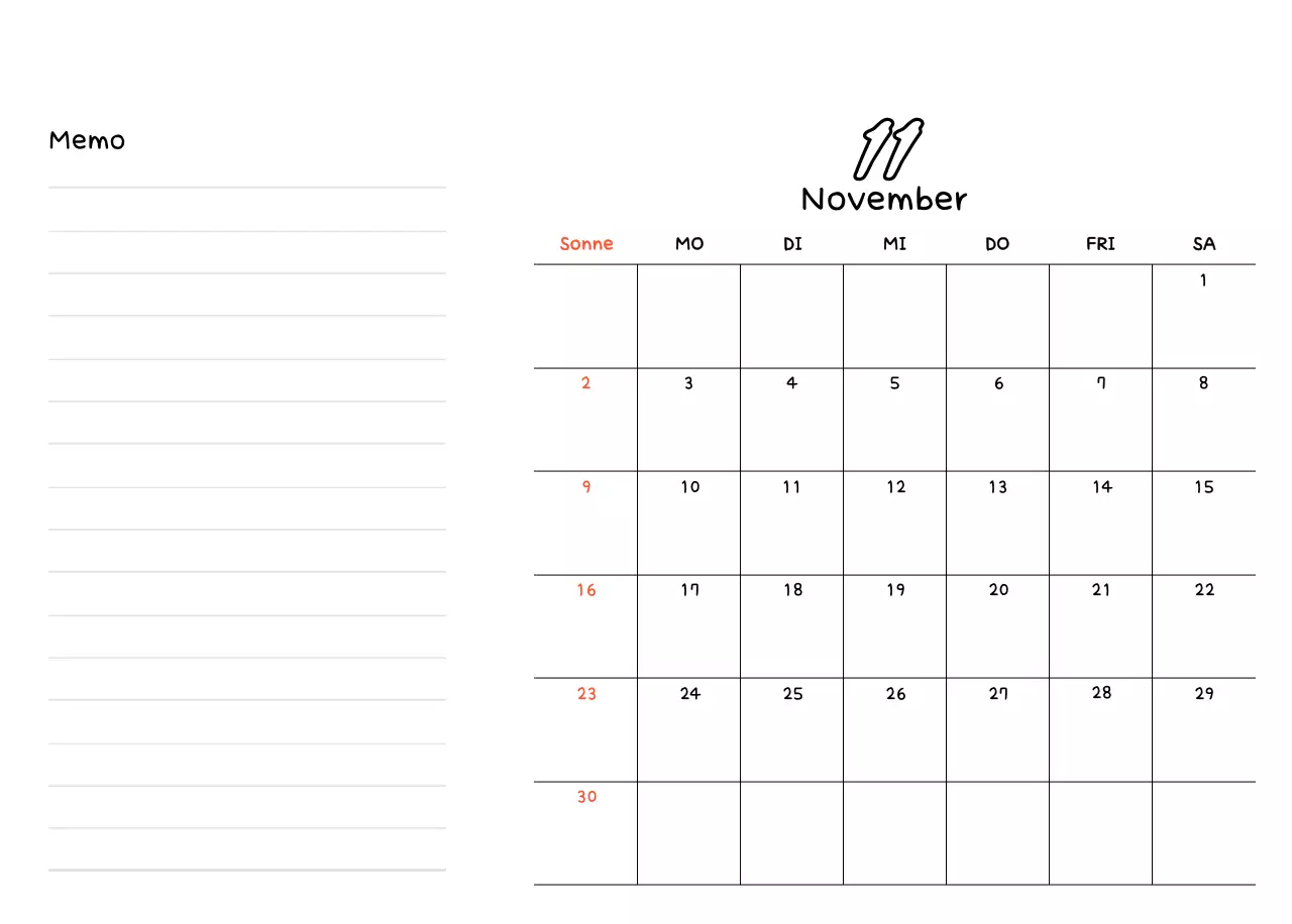 Weißes und hübsches Neujahrstagebuch