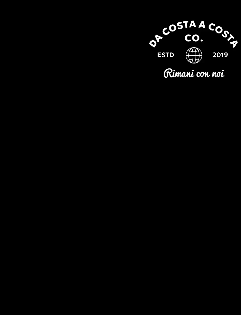 Logo moderno in nero