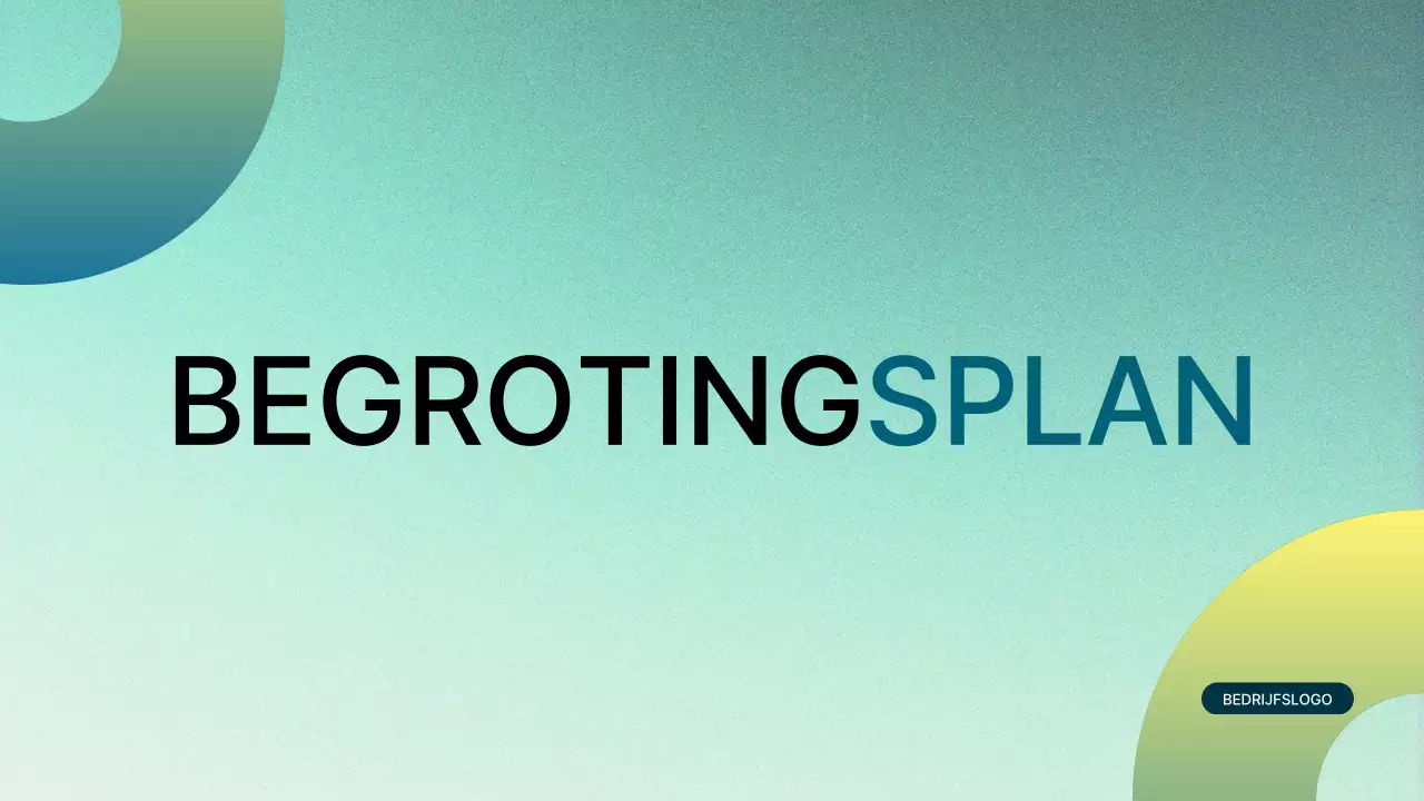 groenverloop modern Projectvoorstel