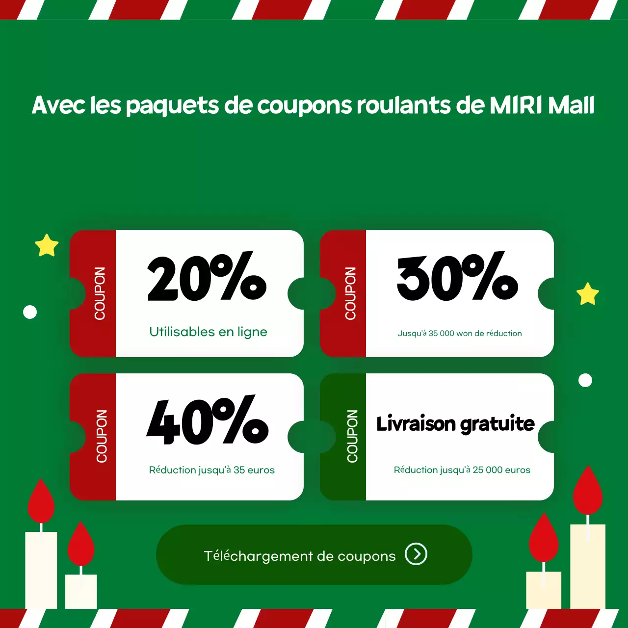 Coupon de Noël Green Simple