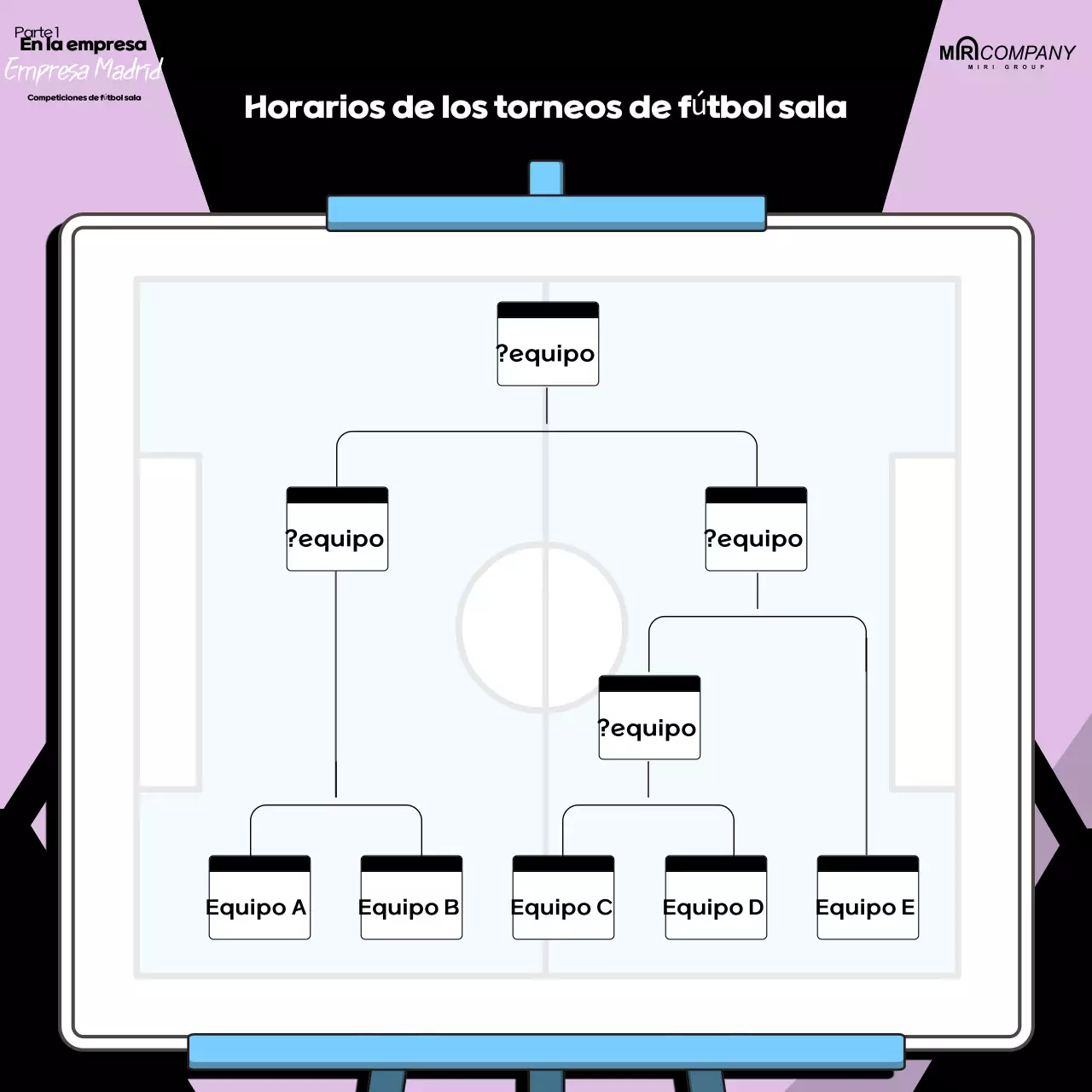 Evento de fútbol retro malva