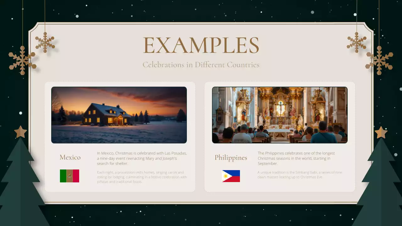 Beige Elegant Christmas Guide Presentation