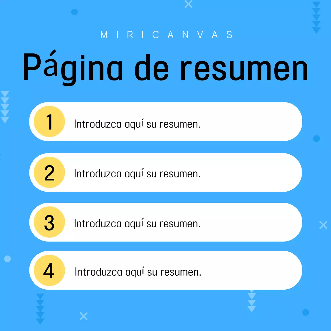 Un sencillo boletín empresarial en azul claro y blanco