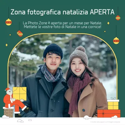 Promuovere il ritratto di famiglia di una coppia kitsch in rosso e giallo