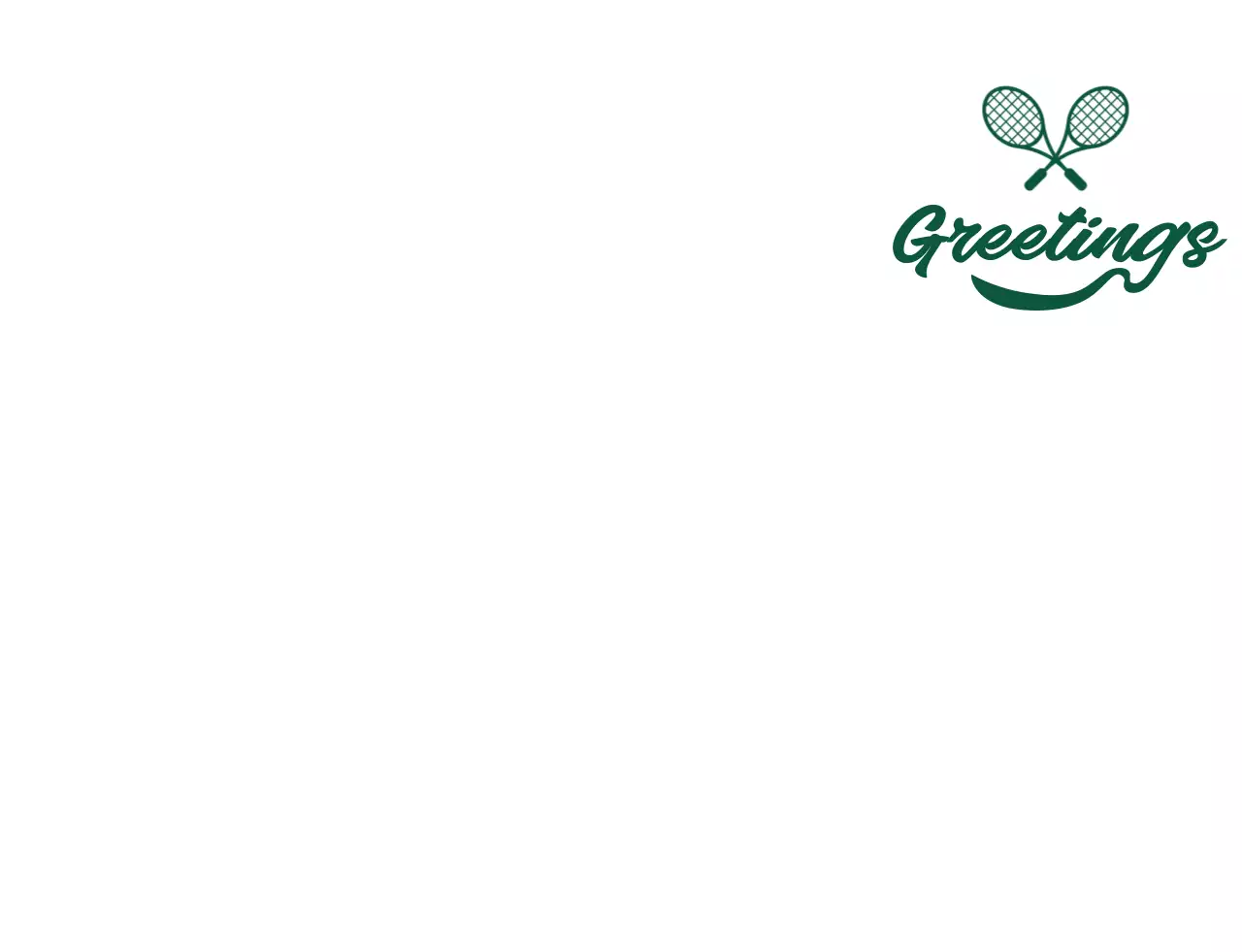 Logo organisasi olahraga yang sederhana