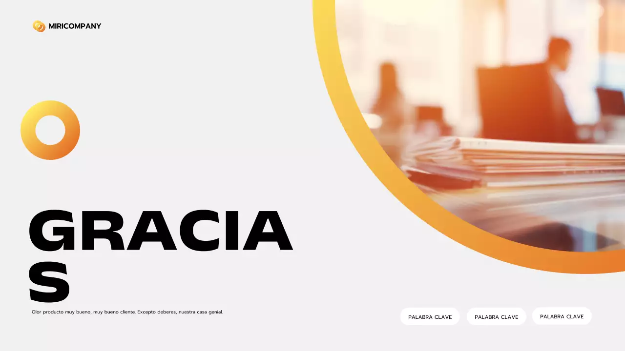 orange modern business pitch