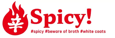 Red Simple Spicy Caution