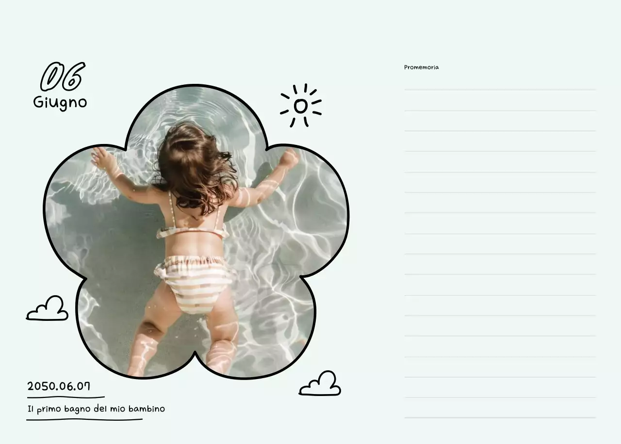 Agenda di Capodanno bianca e bella