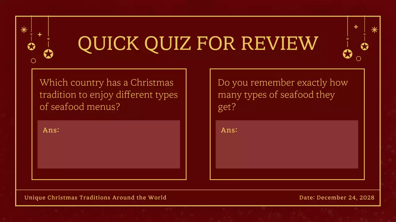 Wine Classic Christmas Presentation