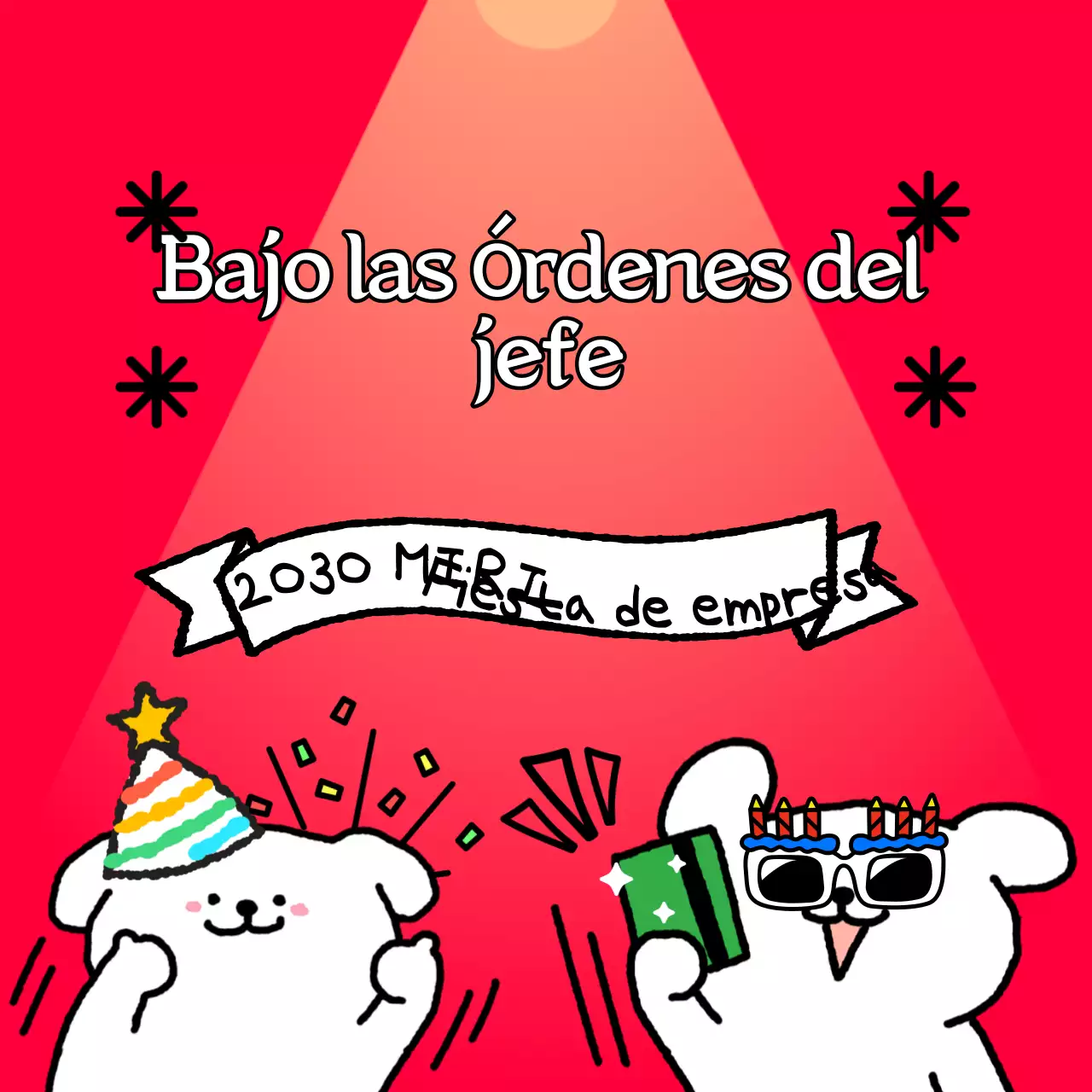 Invitación para la fiesta de fin de curso en blanco y rosa, estilo botella