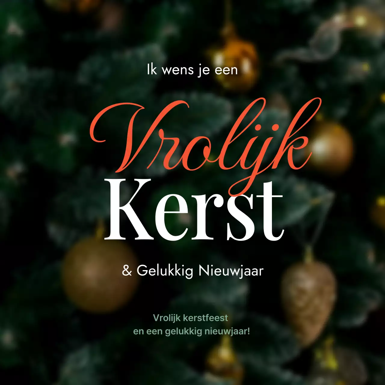 Abstracte klassieke kerstkaart