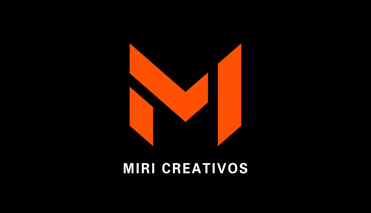 Tarjeta de visita moderna naranja