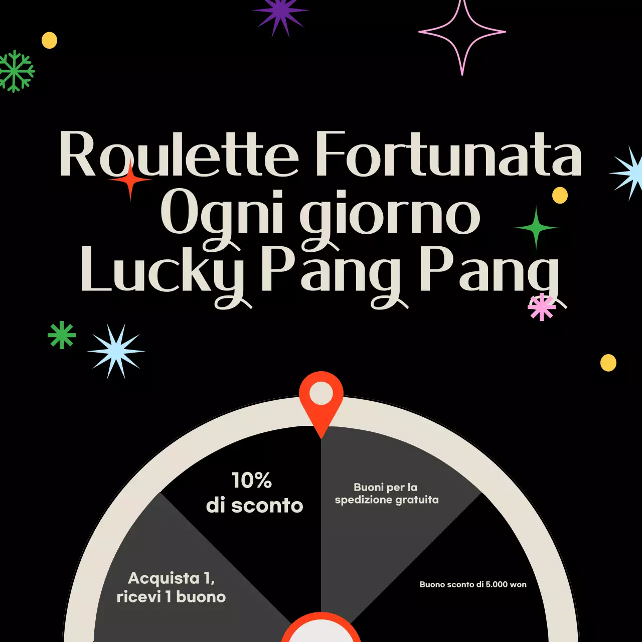 Promuovete il vostro evento black pop