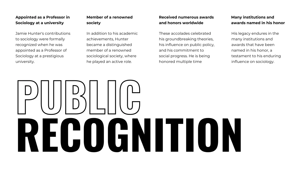 Black Professional Biography Presentation