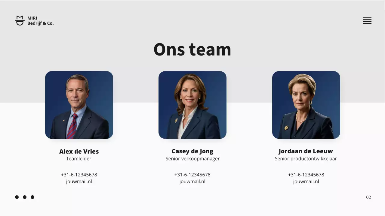 Navy Business Project Voorstel Presentatie