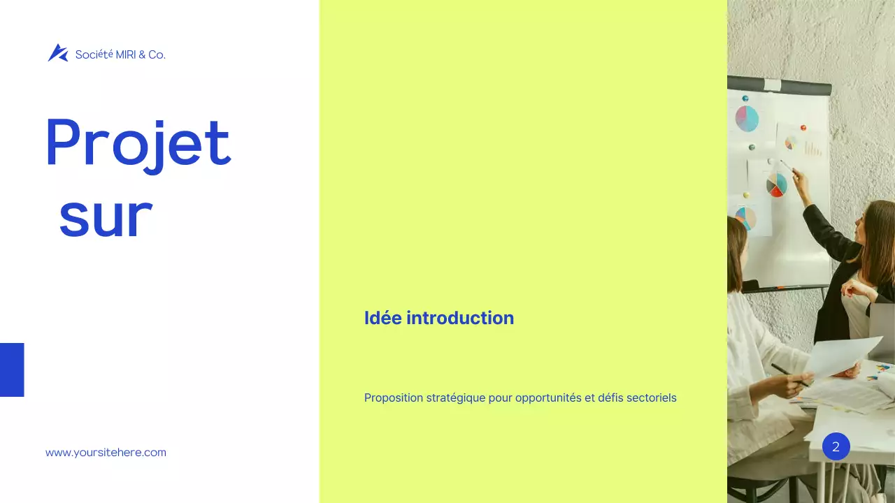 Document de proposition de projet vert moderne